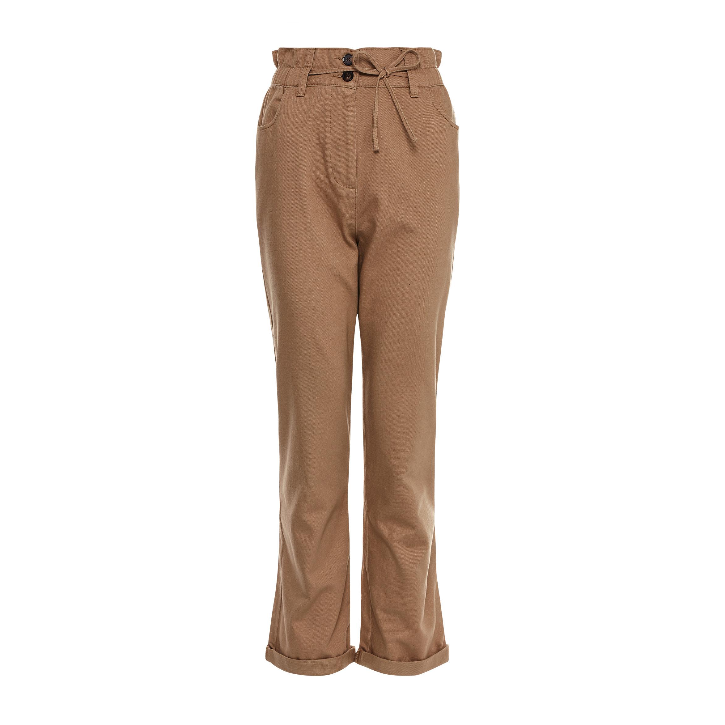 Camel Casual Paperbag Trousers | Women's Workwear | Women's Clothing | Our Women's Fashion Range 