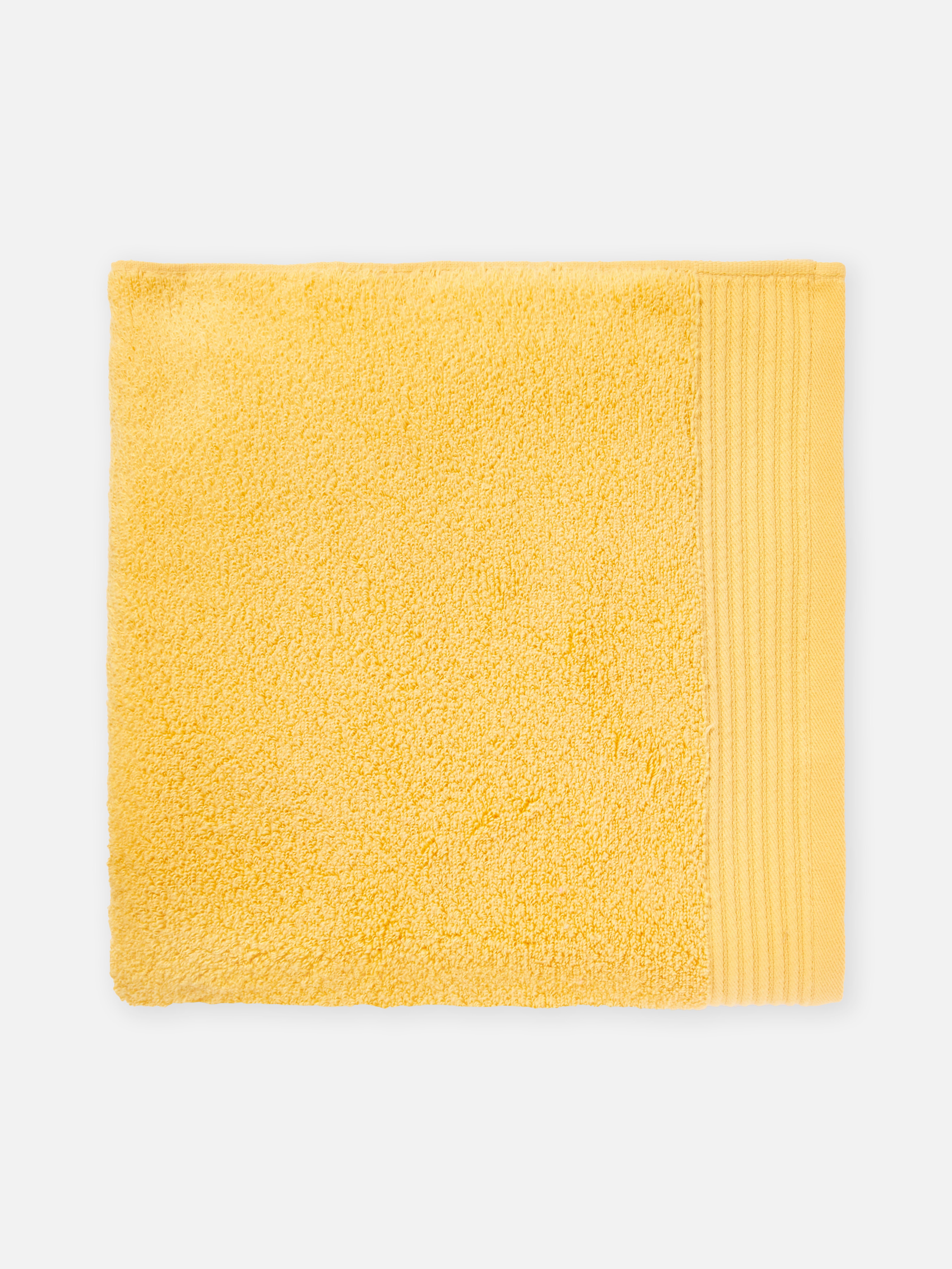 Gele ultrazachte extra grote badhanddoek