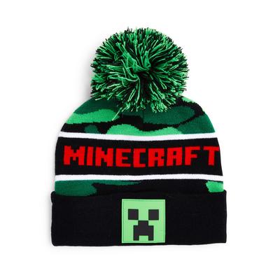 Berretto verde con pompon Minecraft