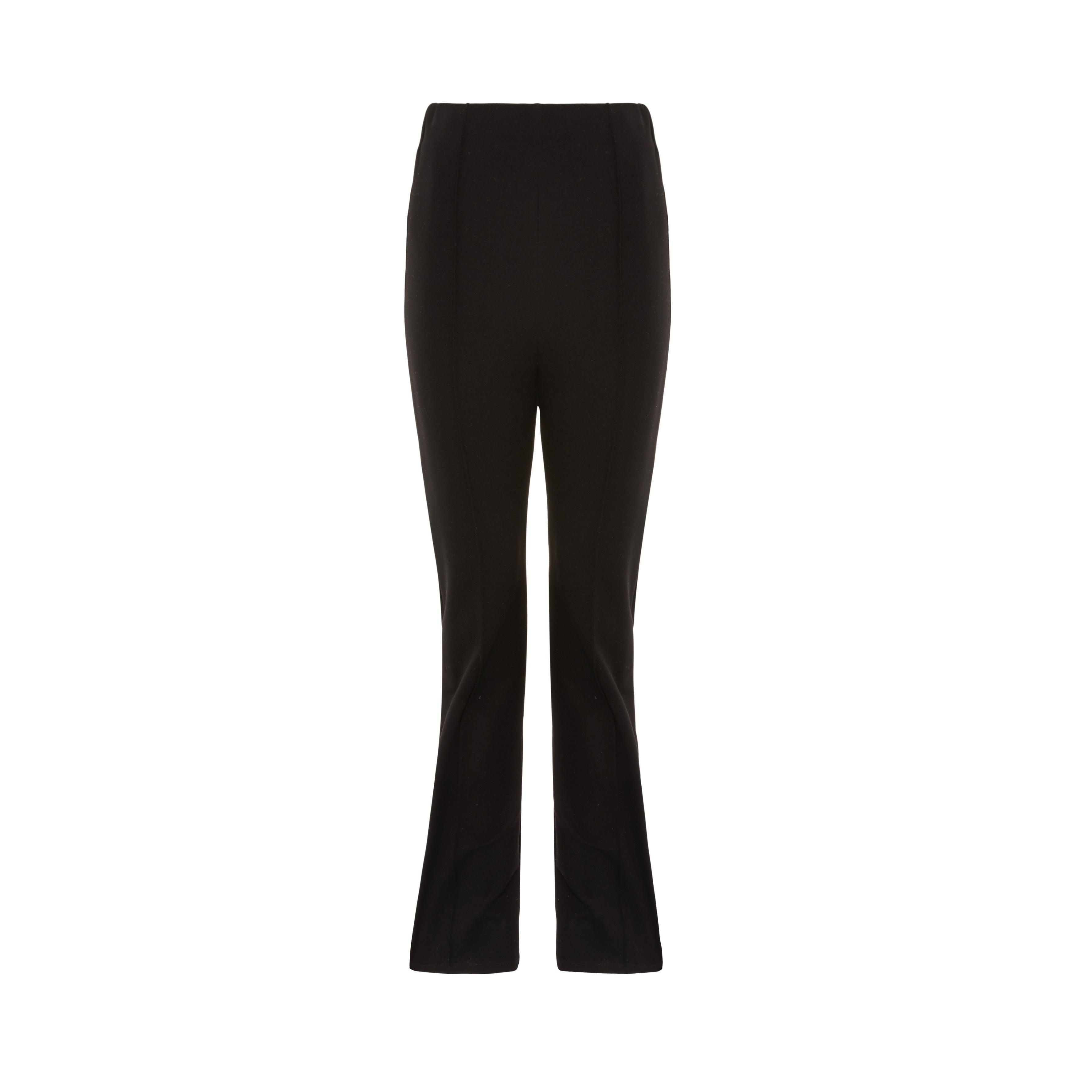 Black Solid Flare Trousers | Women's Workwear | Women's Clothing | Our Women's Fashion Range 