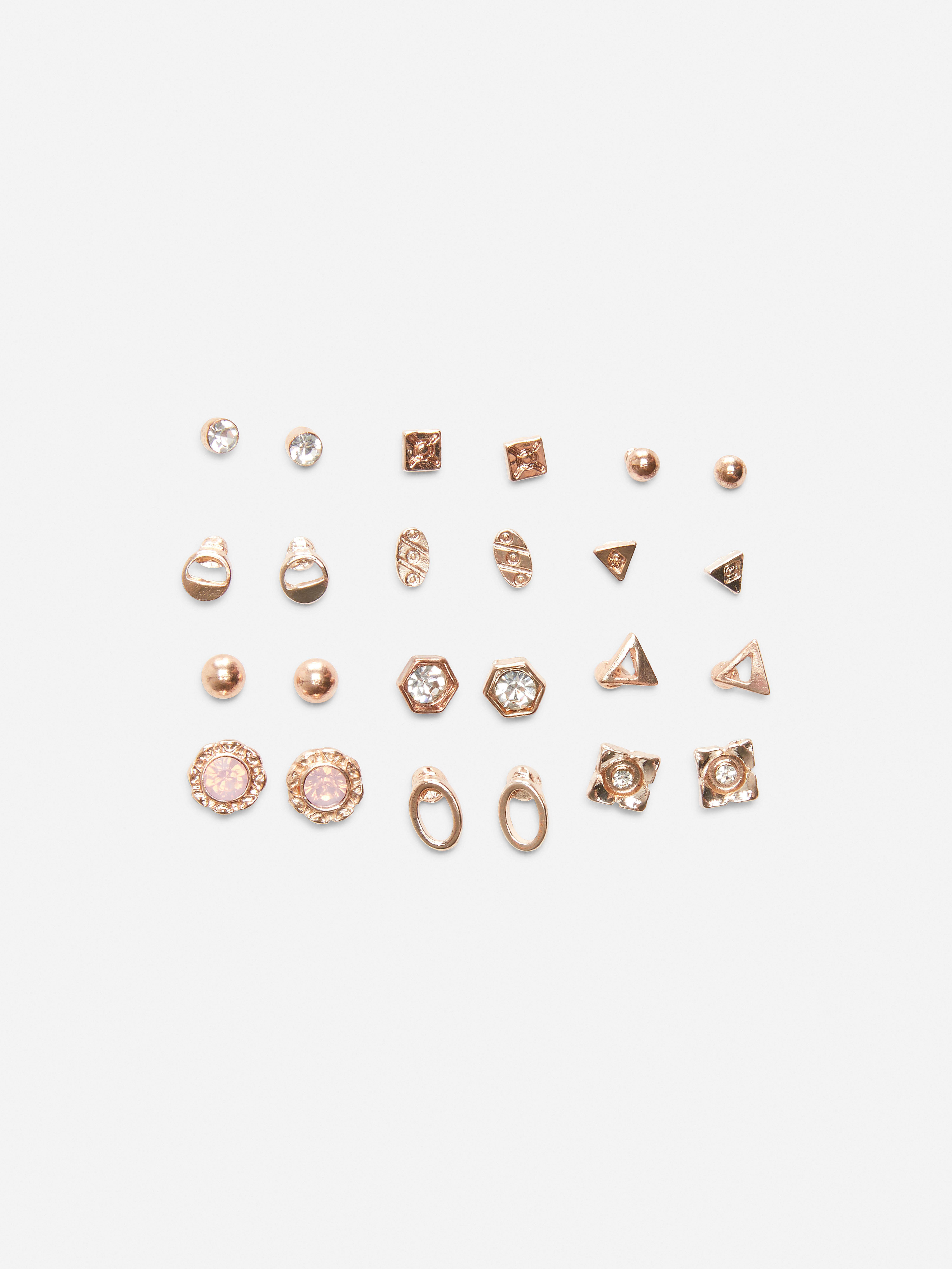 12Pack Multi Stud Earrings Earrings Necklaces, Earrings & Rings