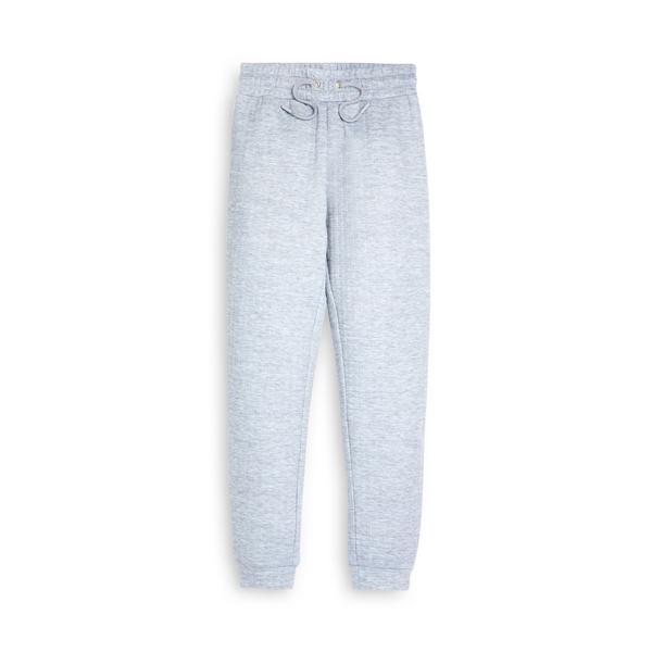 Older Girl Gray Quilted Joggers | Older Girls' Clothes | Girls Clothes ...
