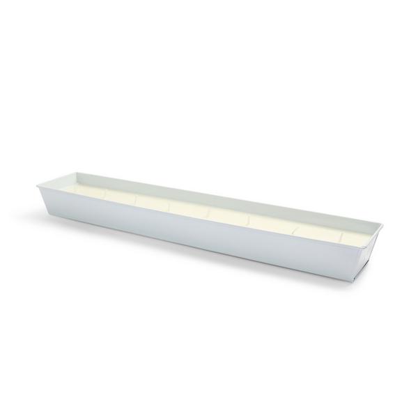 White Extra Long Multi Wick Tray Candle