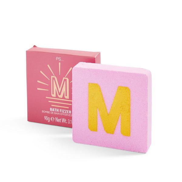 Christmas Gifting Letter M Bath Fizzer
