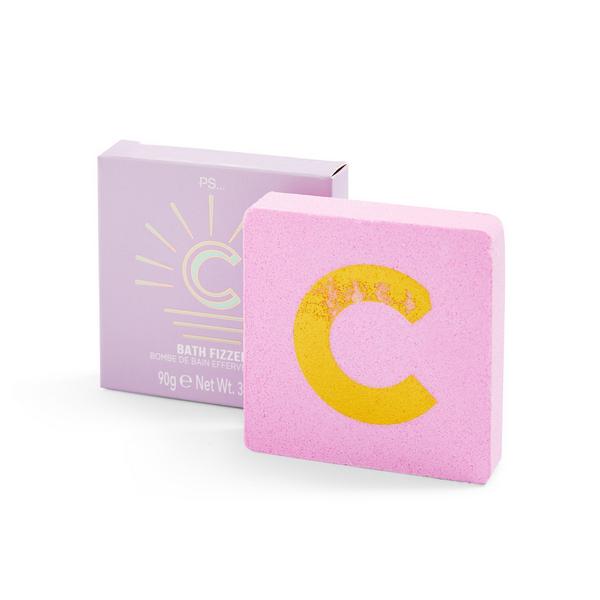 Christmas Gifting Letter C Bath Fizzer