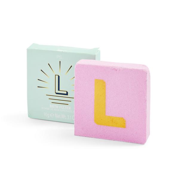 Christmas Gifting Letter L Bath Fizzer