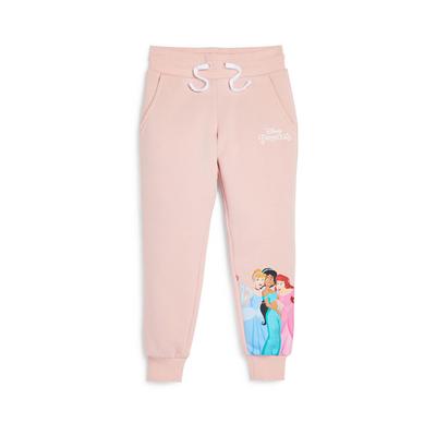 Rožnate športne hlače Disney Princess za mlajša dekleta