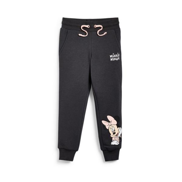 Younger Girl Charcoal Disney Minnie Mouse Joggers