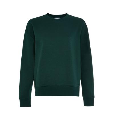 Forest Green Plain Sweater