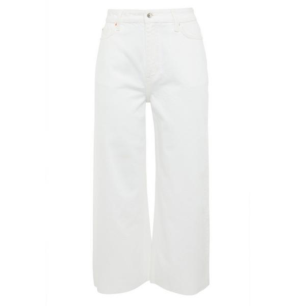 White Cropped Wide Leg Jeans | Jeans for Women | Women's Clothing | Our ...