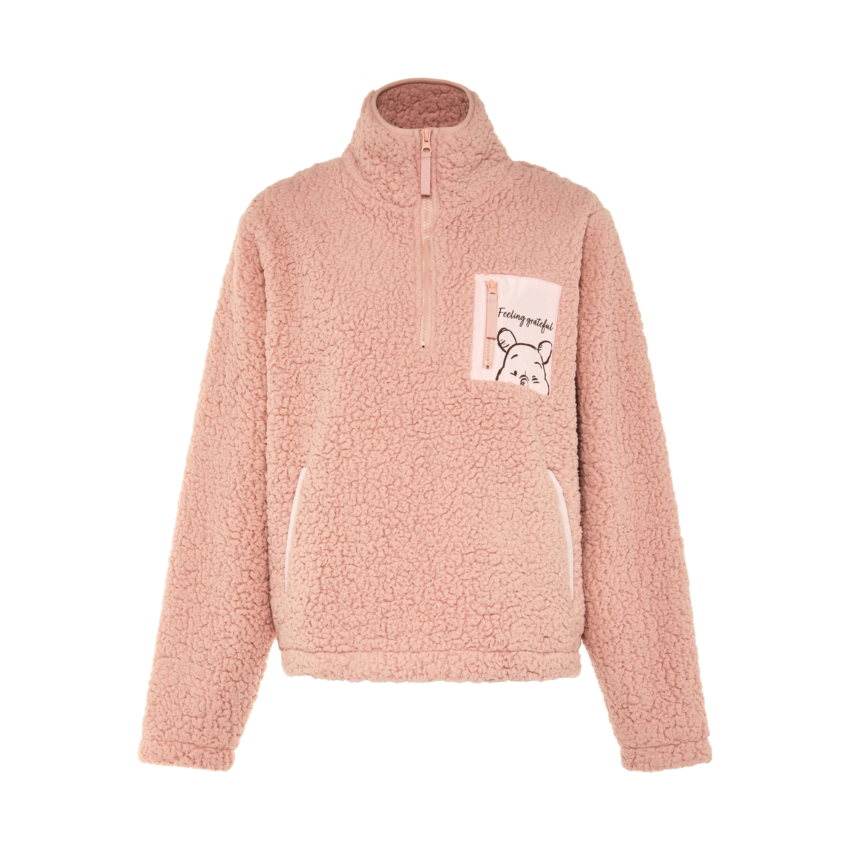 Pink Borg Winnie The Pooh Cares Overhead Jacket | Women's Jumpers ...