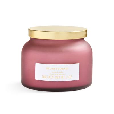 Pink Blush Florals Scented Tub Jar Candle