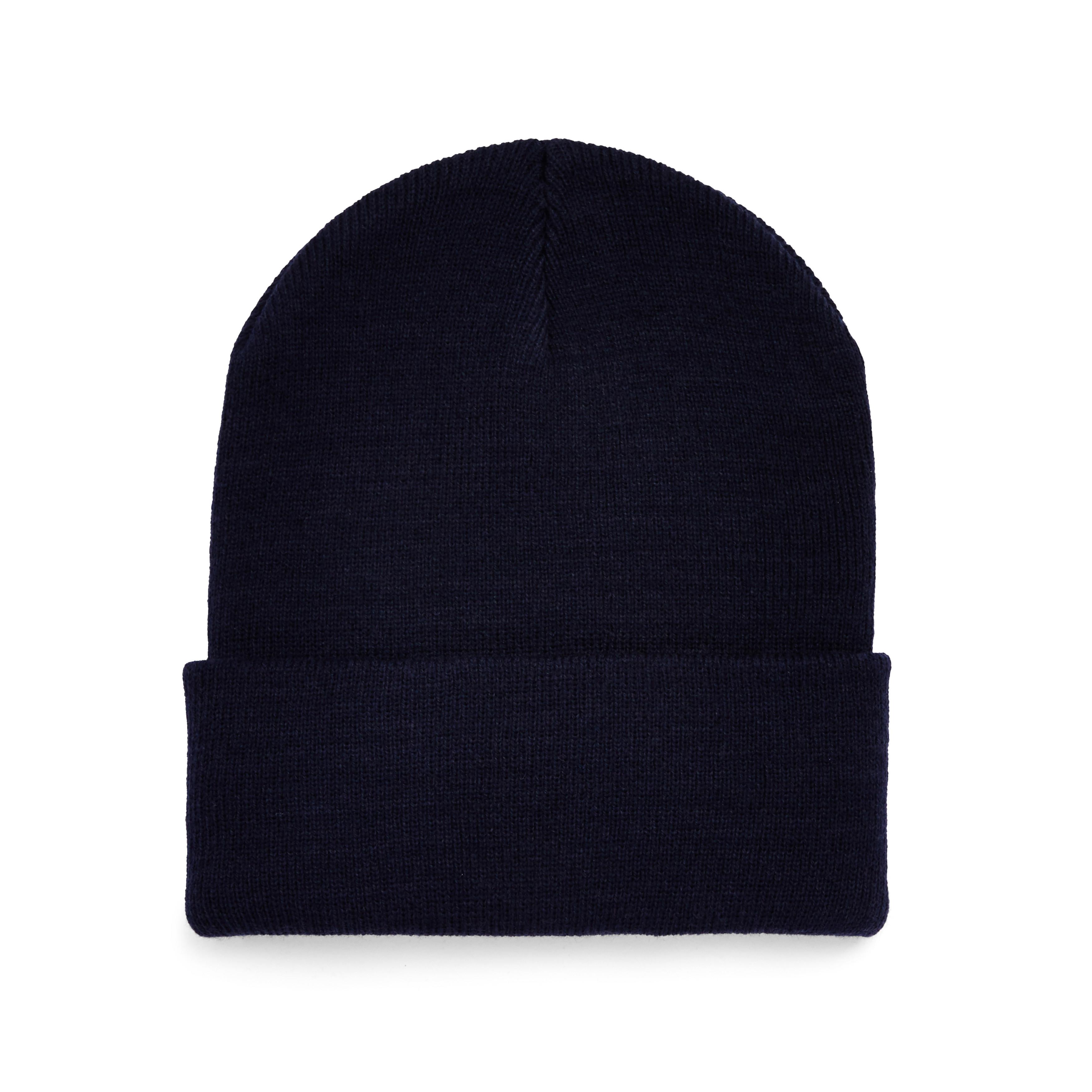 donkerblauwe beanie