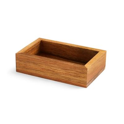 Wooden Square Wellness Soap Dish