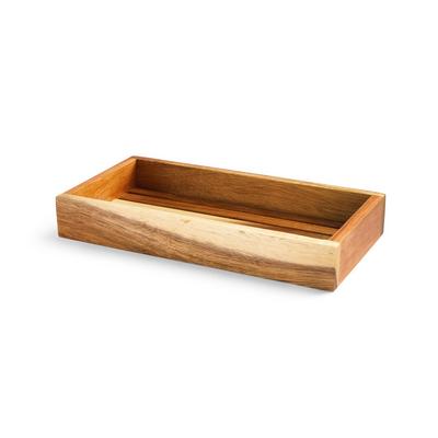 Wooden Square Wellness Tray