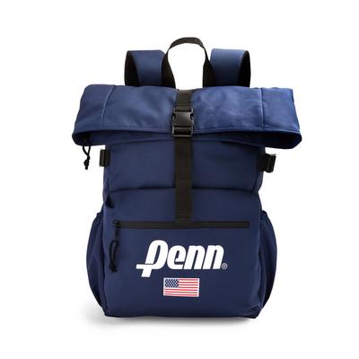 Navy Penn Roll Top Backpack