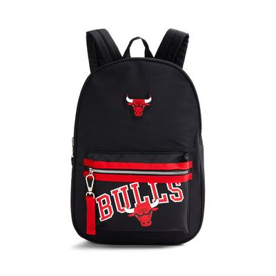 Black Nylon NBA Chicago Bulls Backpack
