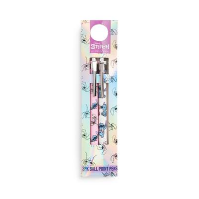 Mixed Colour Disney Lilo And Stitch Pens 2 Pack
