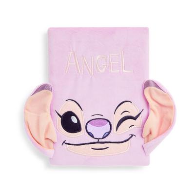Purple Fluffy Disney Lilo And Stitch Angel Notebook A5