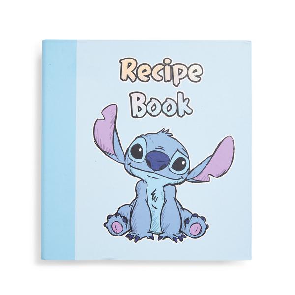 Blaues „Disney Lilo & Stitch“ Rezeptbuch