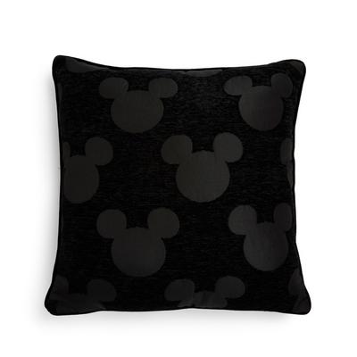 Black Jacquard Disney Mickey Mouse Monochrome Cushion