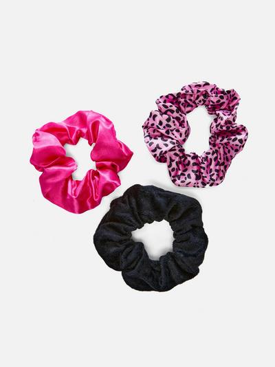 3-Pack Mixed Scrunchies
