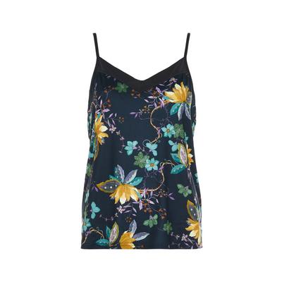 Navy Floral Print Camisole