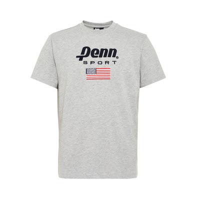 Graues „Penn Sport“ T-Shirt mit Rundhalsausschnitt