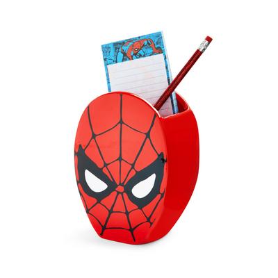 „Marvel Spiderman“ Set mit Behälter und Stift