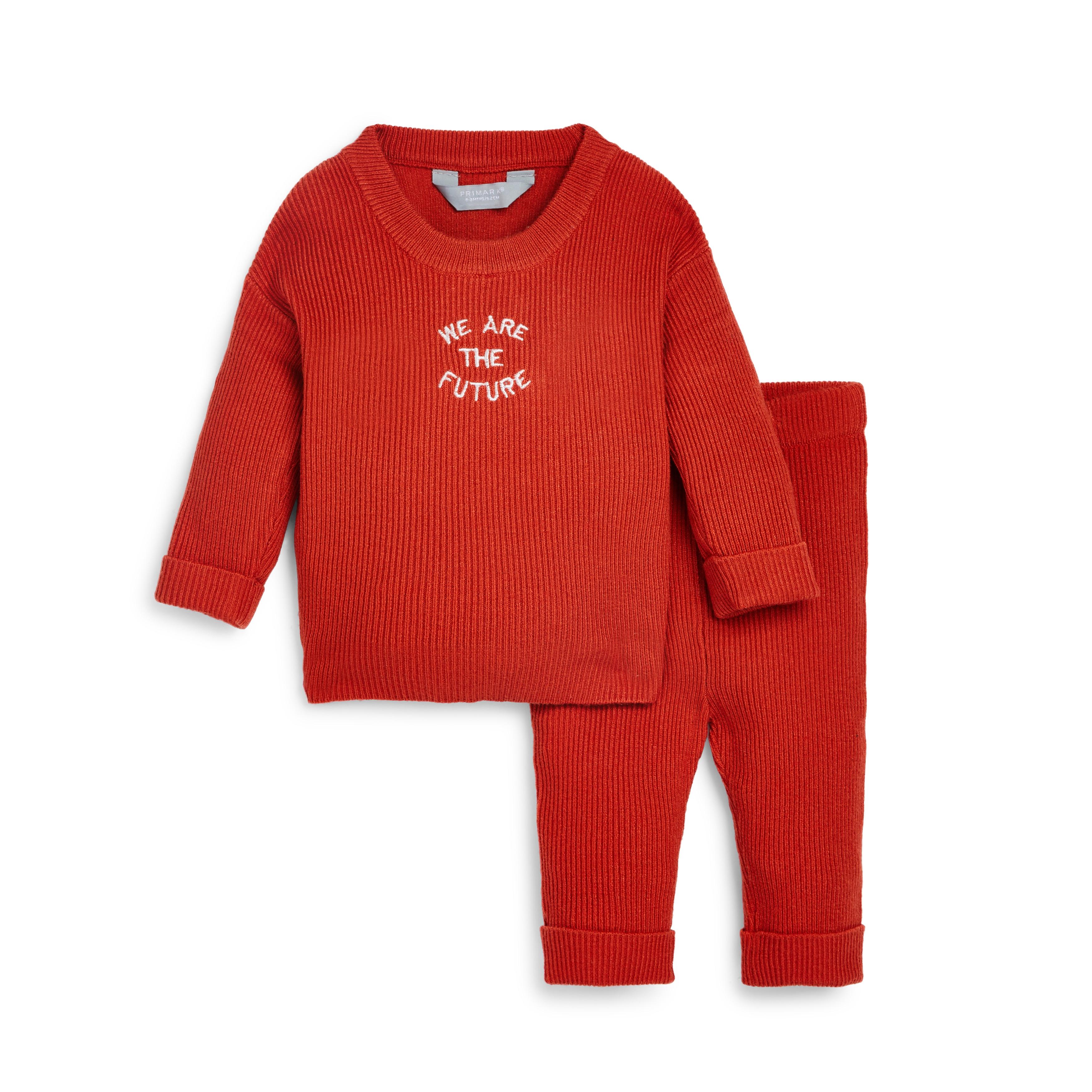 Ensemble D Interieur 2 Pieces Rouille En Maille Bebe Garcon Mode Bebe Garcon Vetements Bebe Et Nouveau Ne Mode Enfant Tous Les Produits Primark Primark France