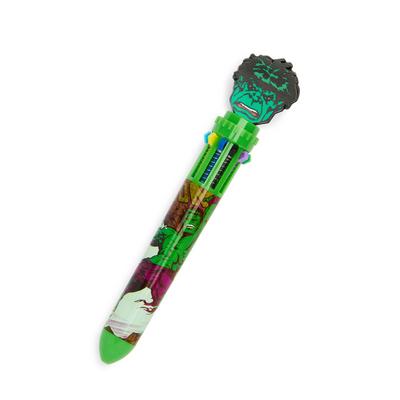 Penna a 10 colori verde Hulk Marvel