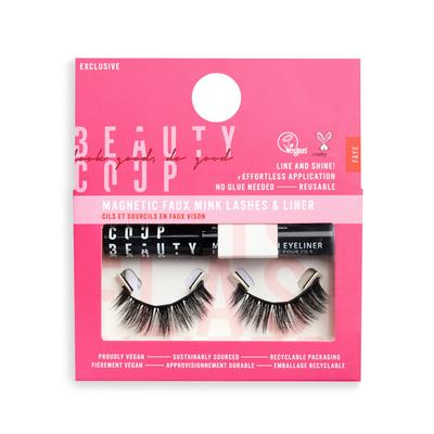 Beauty Coup Magnetic Faux Mink Lashes And Liner Kit