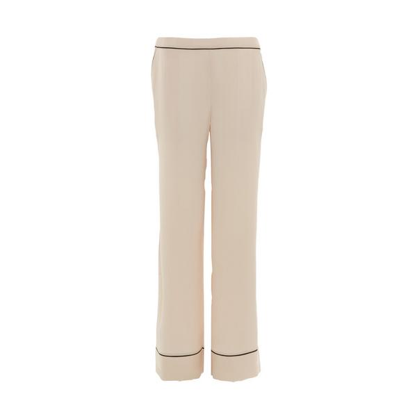 Ivory Premium Shadow Piped Pants
