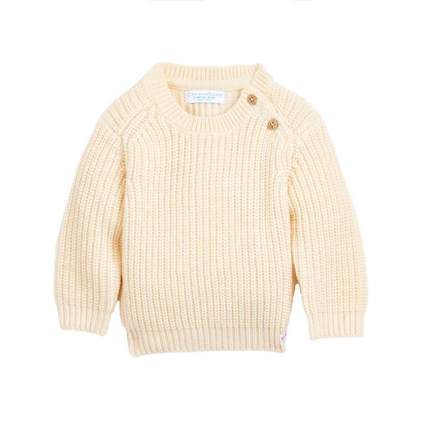 Baby Ivory Chunky Knit Jumper