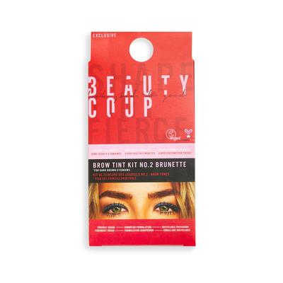 Kit de tinte color castaño N.º 2 para cejas de Beauty Coup
