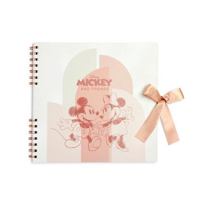 Elfenbeinfarbenes „Disney Micky & Minnie Maus“ Scrapbook