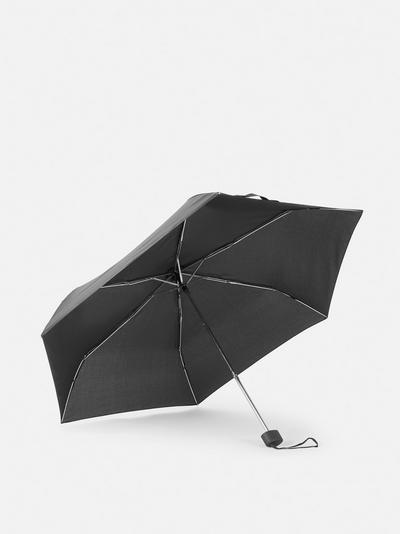 Zwarte draagbare paraplu