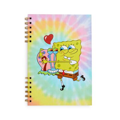 „SpongeBob Schwammkopf“ B5-Notizbuch in Batikoptik