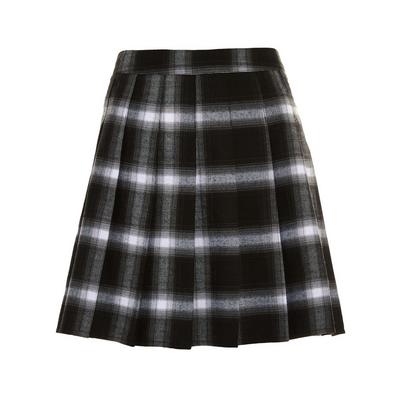 Black/White Check Tennis Skirt