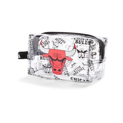 Bolsa maquilhagem NBA Chicago Bulls perspex transparente