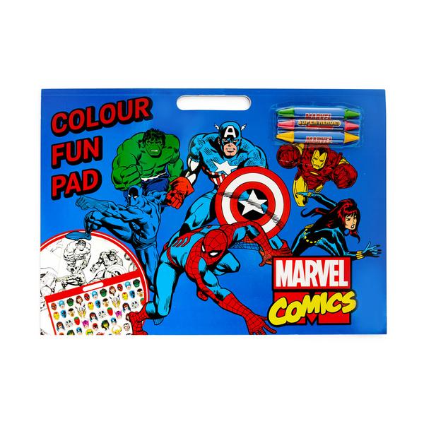 „Marvel Comics“ A3-Malblock