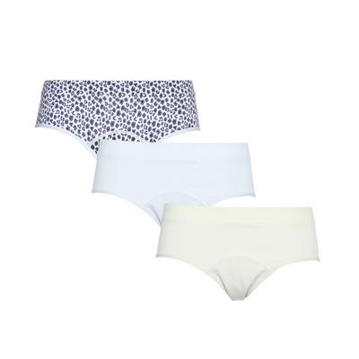 Mixed Print Period Hipster Briefs 3 Pack