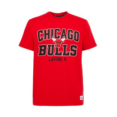 Rotes „NBA Chicago Bulls“ T-Shirt