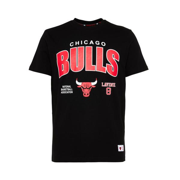T-shirt NBA Chicago Bulls preto