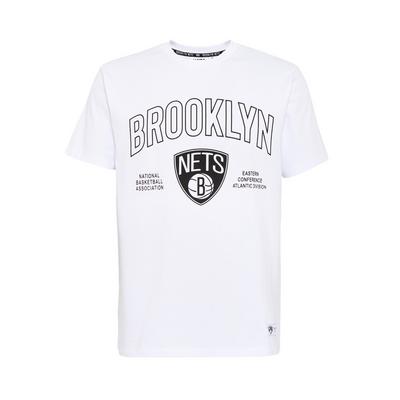 T-shirt bianca NBA Brooklyn Nets