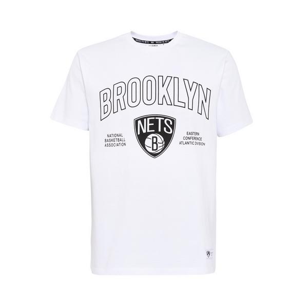 White NBA Brooklyn Nets T-Shirt