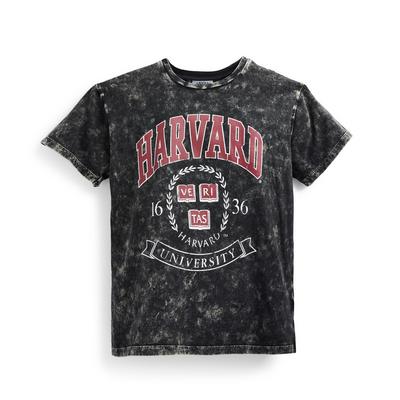 Older Girl Charcoal Harvard Acid Print T-Shirt