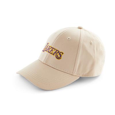 Cappellino color cuoio con logo NBA Los Angeles Lakers