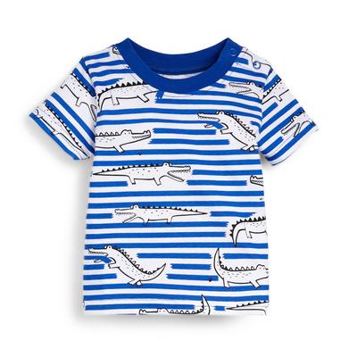 Meerkleurig gestreept T-shirt voor babyjongens