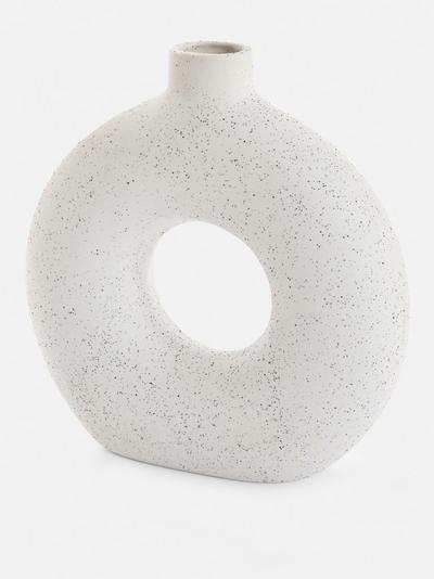 Speckled Doughnut Vase